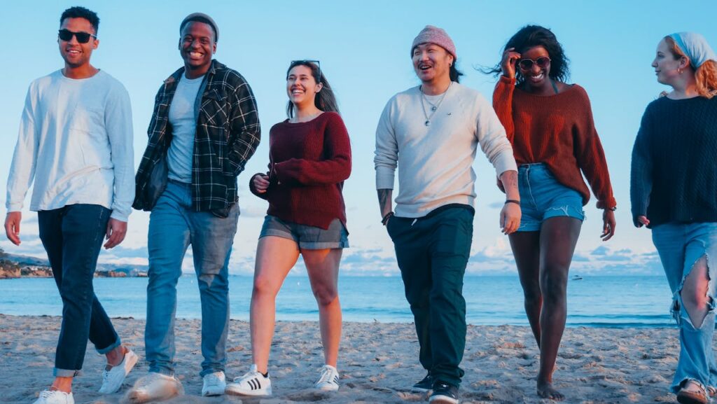 group of happy people - social connection outperforms medication