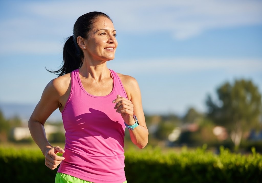 woman running