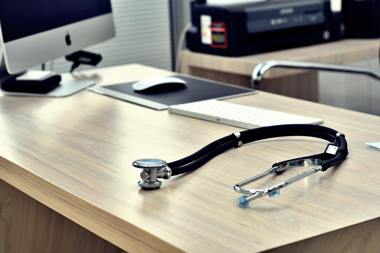 stethoscope on table