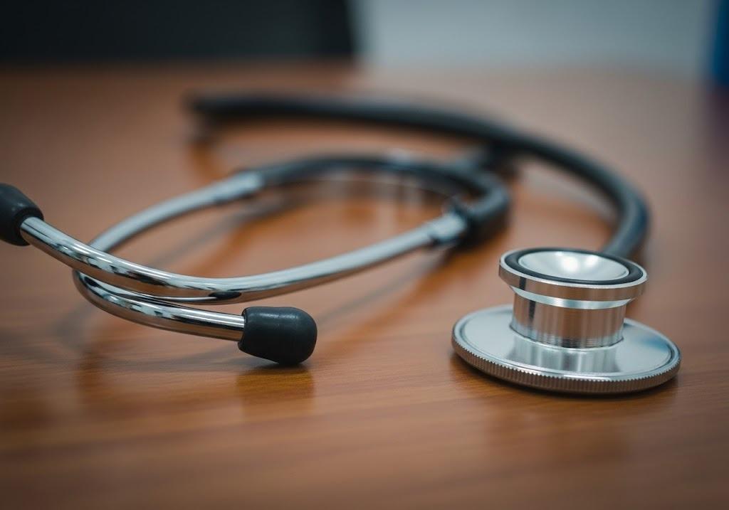 Stethoscope on table