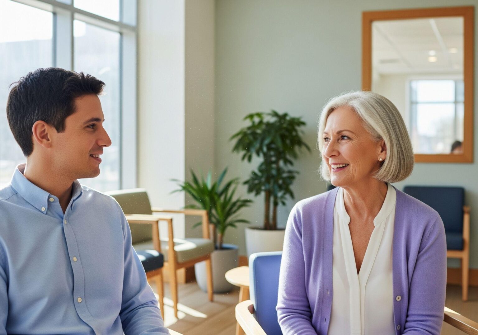 Patients in a waiting room of a DPC clinic, reflecting the question is direct primary care worth it for accessible and patient-centered healthcare.