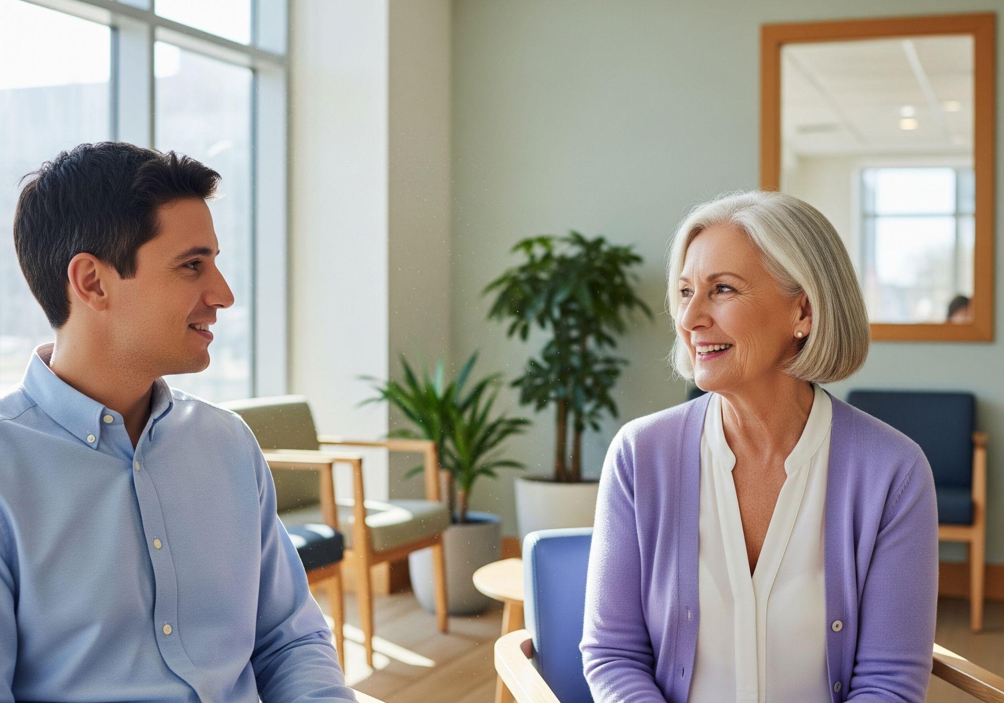 Patients in a waiting room of a DPC clinic, reflecting the question is direct primary care worth it for accessible and patient-centered healthcare.