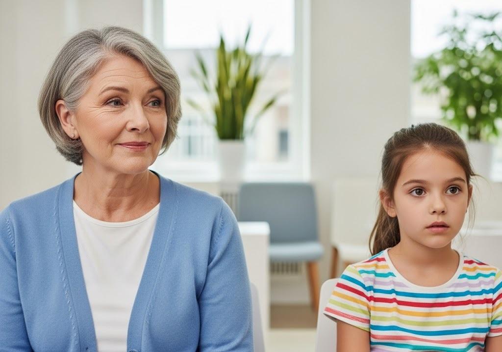 Patients in a waiting room at a direct primary care clinic