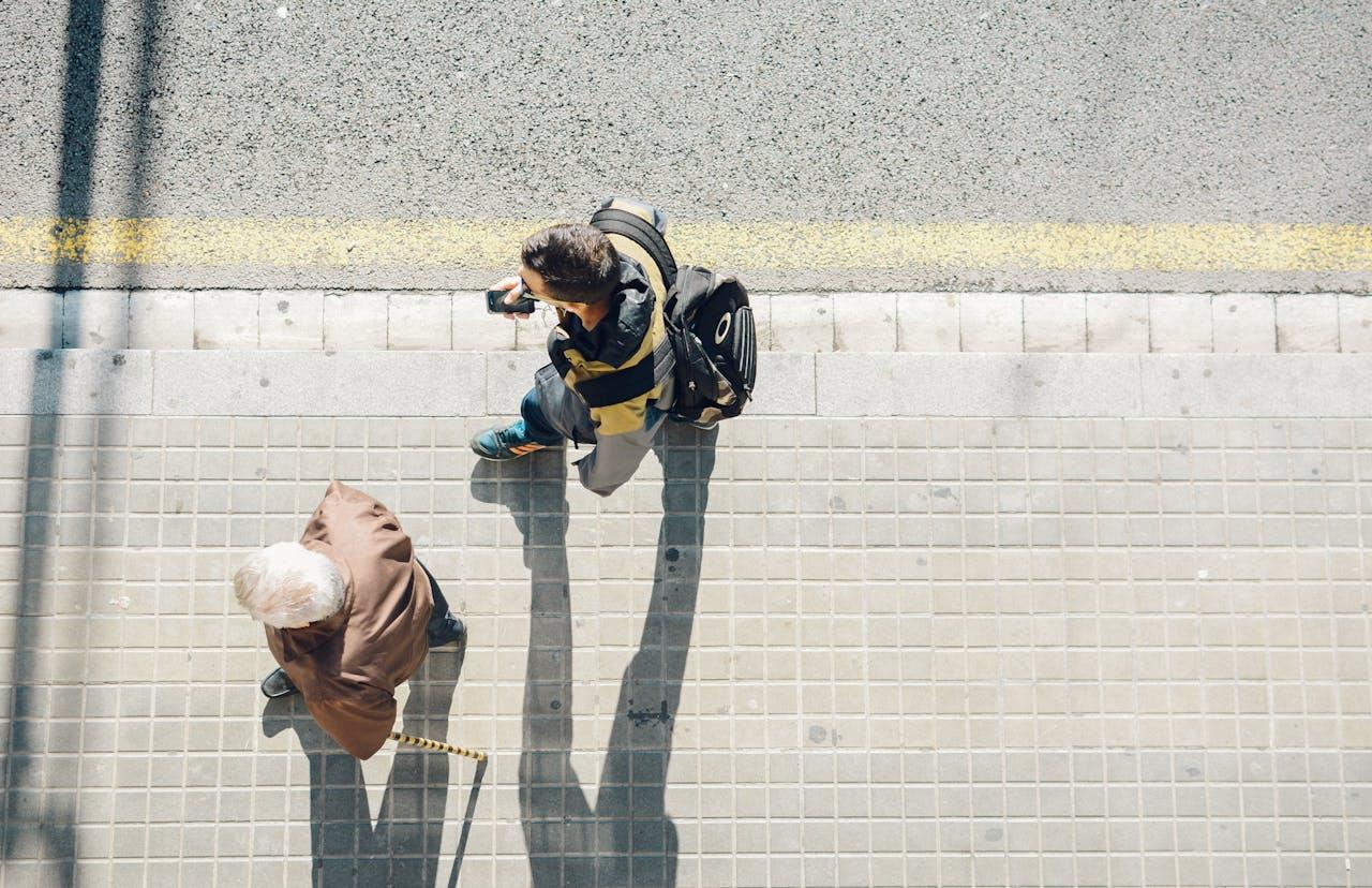 people walking