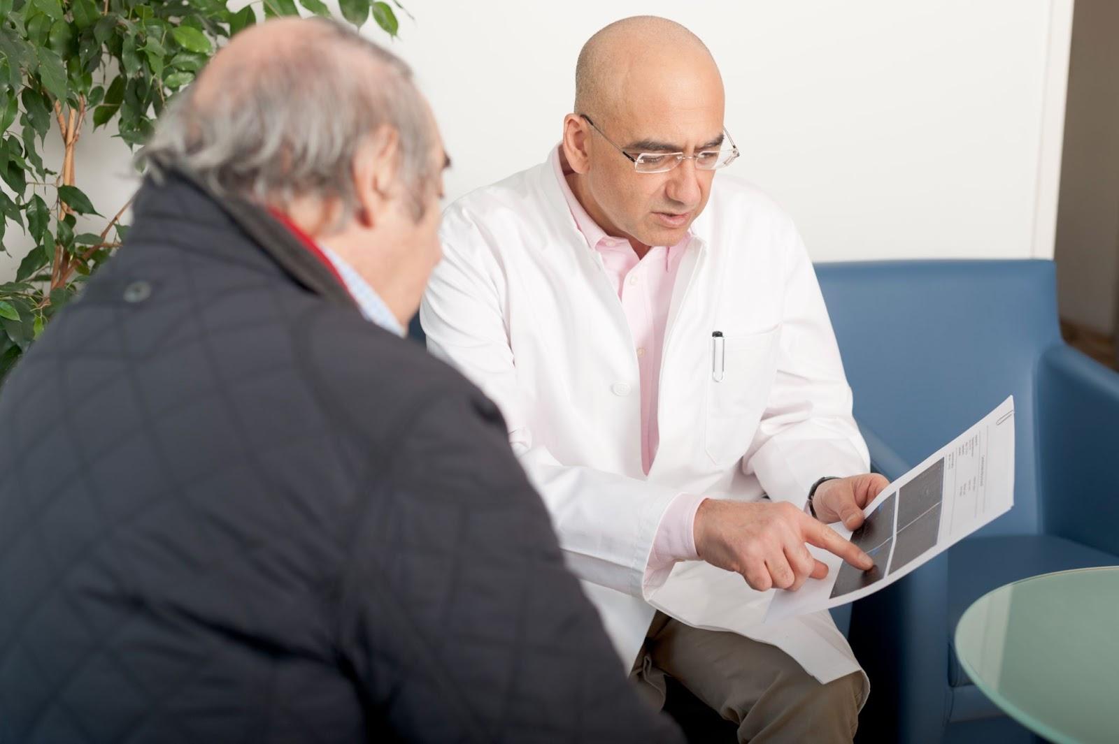 Doctor explaining when to choose same-day care vs urgent care in Fall Creek TX