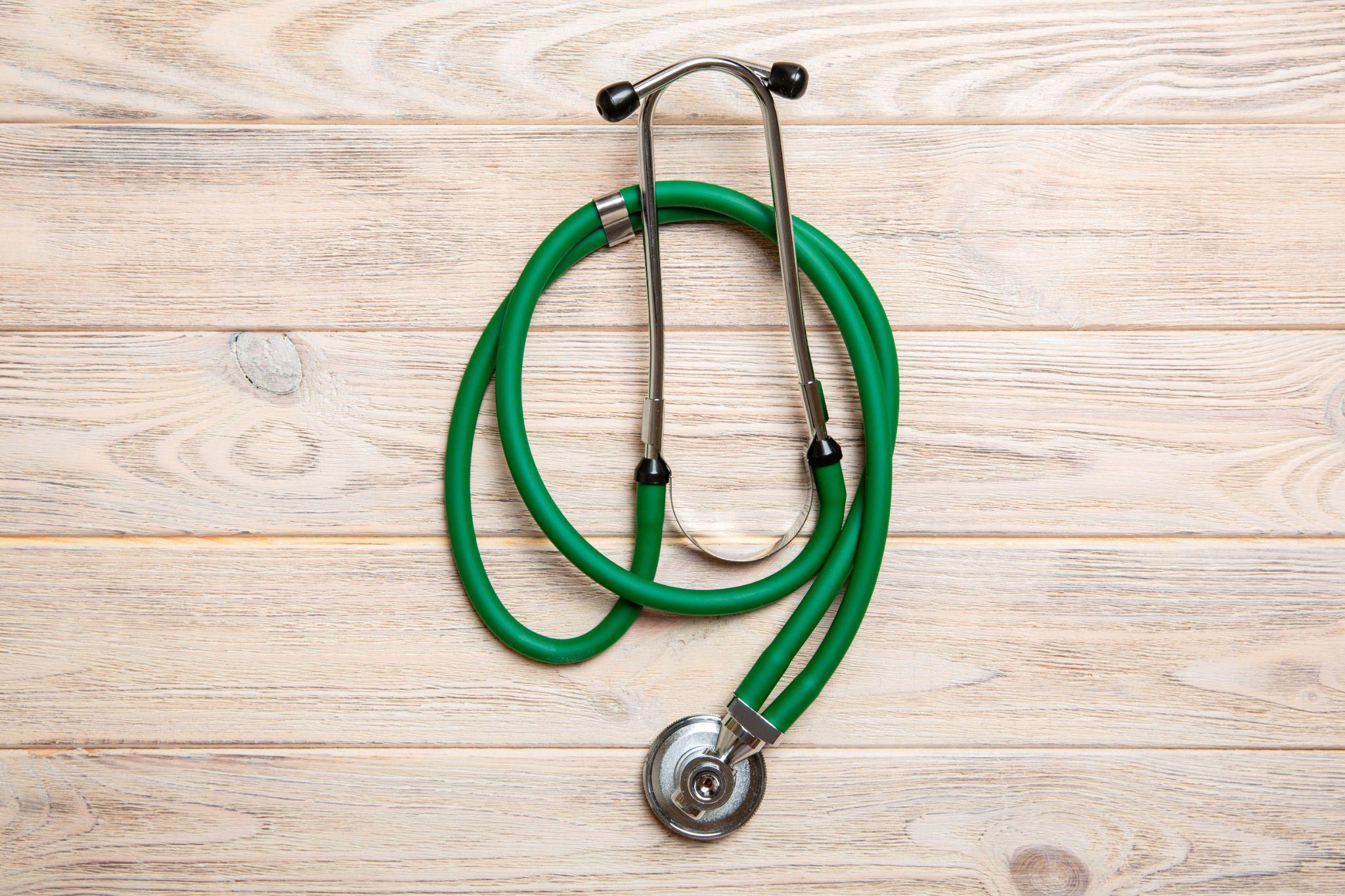 green stethoscope