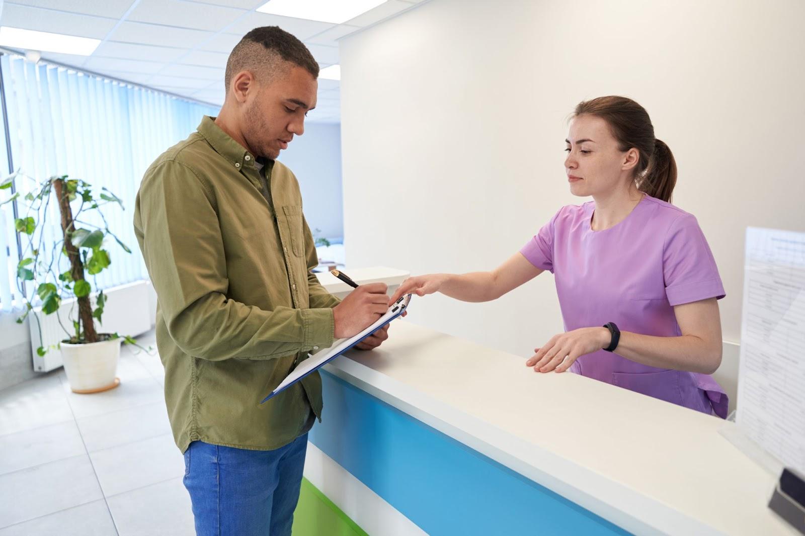 New patient preparing for first appointment with family doctor in Humble TX